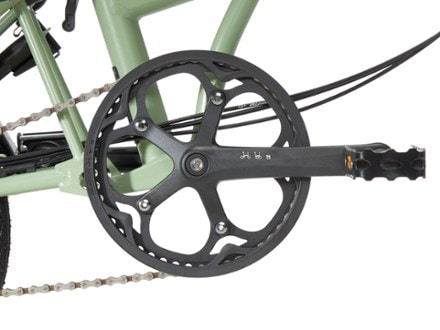 Brompton C Line Explore Folding Bike with Rack - Mid 6