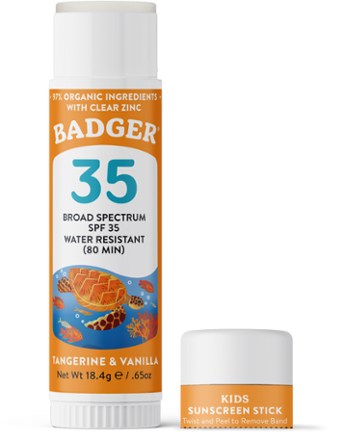 Badger SPF 35 Kids' Mineral Sunscreen Face Stick - 0.65 oz. 2