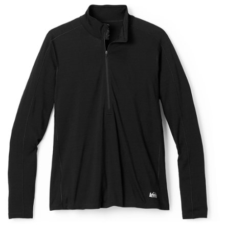 REI Co-op Merino 185 Long-Sleeve Half-Zip Base Layer Top - Men's 0