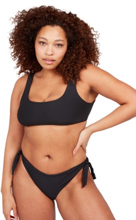 VOLCOM Simply Seamless Back Tie Swimsuit Top - Women's 4