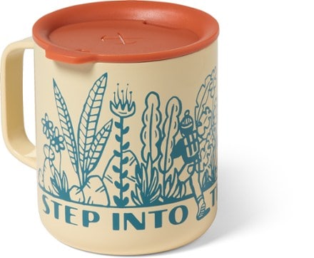 REI Co-op Wild Step Graphic Camp Mug - 12 fl. oz. Back view (Natural)