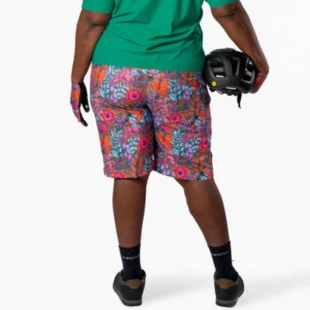 SHREDLY Limitless 11" Stretch Waistband High-Rise Bike Shorts - Women's 4