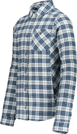Obermeyer Avery Flannel Insulated Shirt Jacket - Icy Mey Plaid - Girls' 4