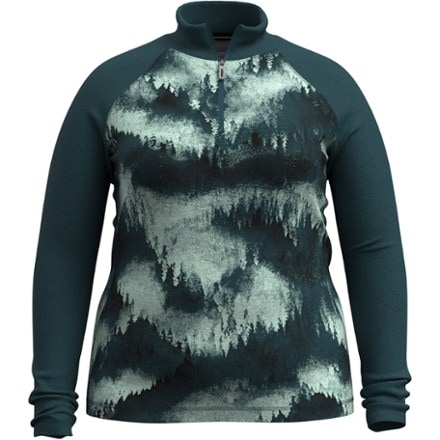 Smartwool Classic Thermal Merino Quarter-Zip Base Layer Top - Women's Plus Size