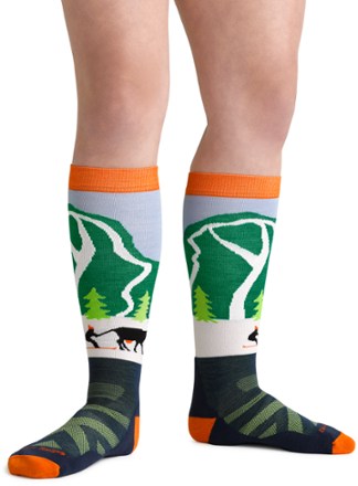 Darn Tough Pow Cow Ski and Snowboard Socks - Kids' 3