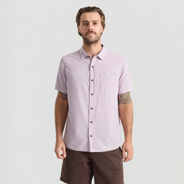 On Body Image of color Washed Dusty Lilac