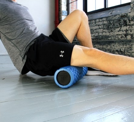 Pro-Tec Athletics Contoured Massage Roller Lifestyle 1 (Metallic Blue)