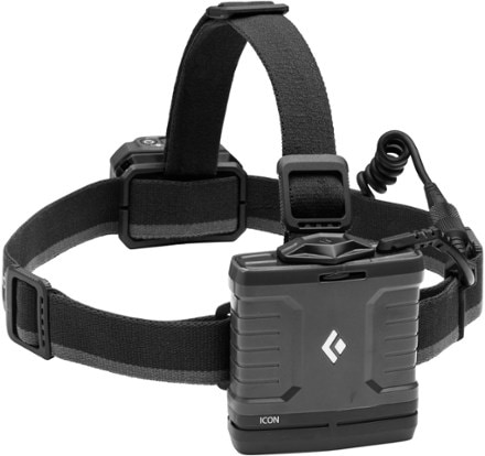 Black Diamond Icon700 Headlamp Back view (Graphite)
