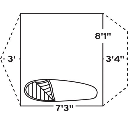 Tent Floor Plan (Cool Gray/Apple Green)
