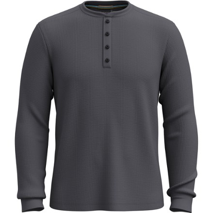 Smartwool Waffle Long-Sleeve Henley - Men's 1