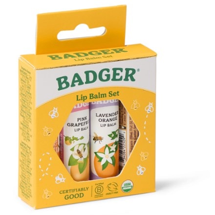 Badger Classic Lip Balm Set - Set of 4 5