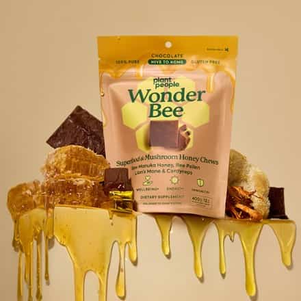 Plant People WonderBee Superfood & Mushroom Honey Chews 2