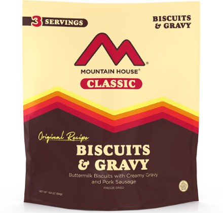 Mountain House Classic Biscuits & Gravy - 3 Servings 0