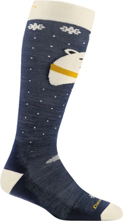 Darn Tough Polar Bear Over-The-Calf Midweight Ski and Snowboard Socks