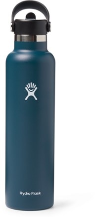 Hydro Flask Standard-Mouth Vacuum Water Bottle with Flex Straw Cap - 24 fl. oz. 0