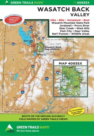 Green Trails Map 4093SX - Wasatch Back, UT 0