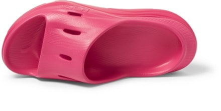 HOKA ORA Recovery 3 Slides Top view (Pink Yarrow/Pink Yarrow)