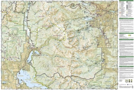 National Geographic Rocky Mountain National Park Trail Map 2
