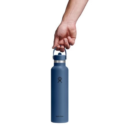 Hydro Flask Standard-Mouth Vacuum Water Bottle with Flex Straw Cap - 24 fl. oz. 2