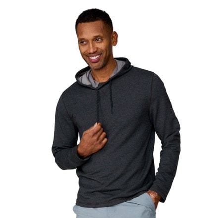 Free Country Heather Terry Long-Sleeve Hoodie - Men's 0