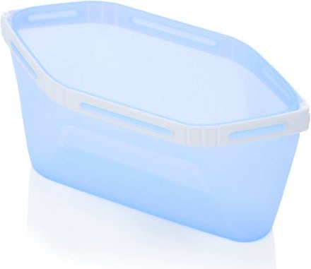 Collapsible Food Storage Containers Rectangle Set of 5 Blue