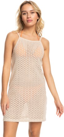 Roxy Love On The Weekend Beach Cover-Up Crochet Dress 0