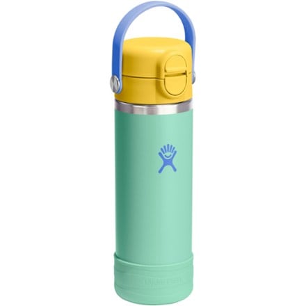 Hydro Flask Kids' Wide-Mouth Vacuum Bootle with Straw Cap and Bottle Boot - 18 fl. oz. 1