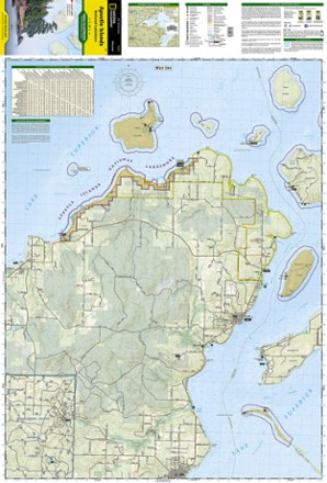 National Geographic Apostle Islands Topographic Map 1