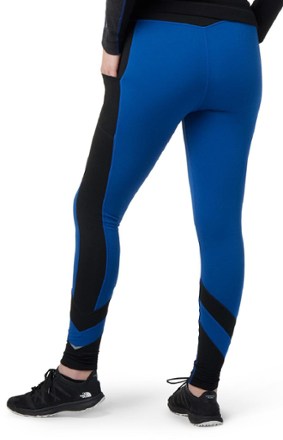Smartwool Merino Sport Fleece Colorblock Tights - Women's 2