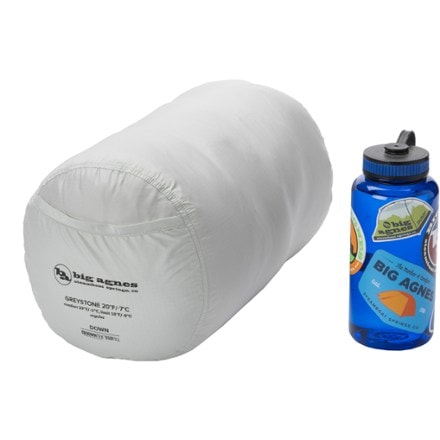 Big Agnes Greystone 20 Sleeping Bag - Women's Water bottle not included