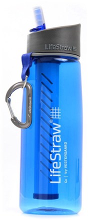 LifeStraw Go Water Bottle with Filter-22oz-Icelandic Blue