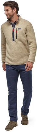 retro pile jacket el cap khaki