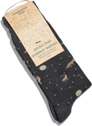 Conscious Step Socks that Protect Wolves 1