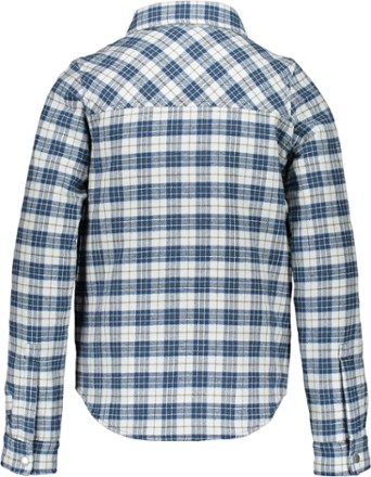Obermeyer Avery Flannel Insulated Shirt Jacket - Icy Mey Plaid - Boys' 3
