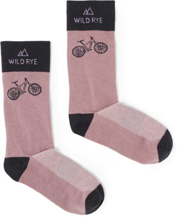 Wild Rye Bike Socks - Women's 0