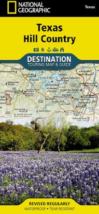 National Geographic Texas Hill Country Destination Touring Map and Guide 0