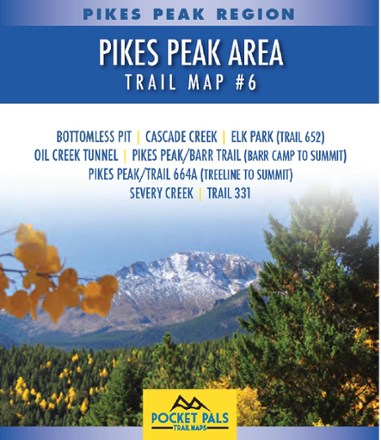 Pocket Pals Trail Maps Pikes Peak Region: Pikes Peak Area Trail Map #6 0