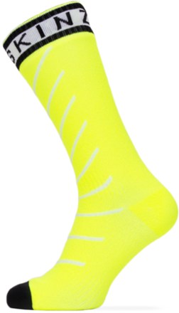 Bright yellow cool cycling socks