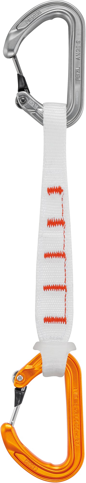 Petzl Ange Finesse S/S Quickdraw Set White 10 Cm