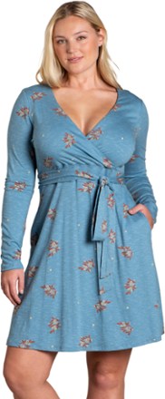 Toad&Co Wo Cue Wrap Long-Sleeve Dress - Women