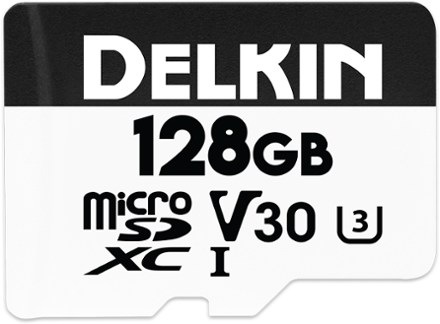 Delkin Devices UHS-I microSDXC Preferred Outdoor Memory Card with SD Adapter – 128 GB 1