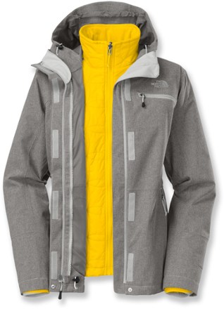 womens north face hyvent 3 in 1 jacket