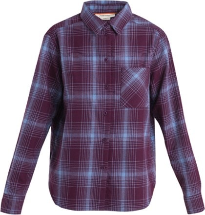 Icebreaker Merino 200 Dawnder Long-Sleeve Flannel Plaid Shirt - Women's 0