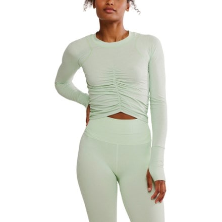 FP Movement Tempo Ruched Long-Sleeve Shirt - Women's 0