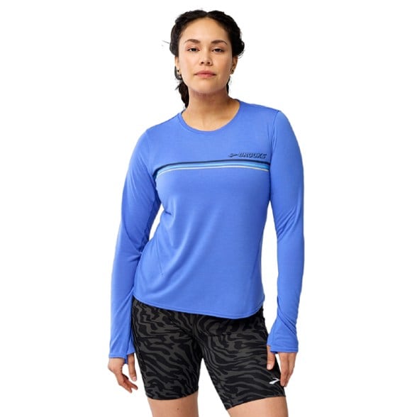On Body Image of color Bluebell/Stripe