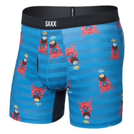 Saxx DropTemp Cooling Mesh Boxer Briefs - Men's 0