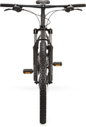 Co-op Cycles DRT 1.1 Mountain Bike Front view (Pirate Black)