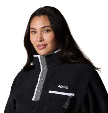 Columbia Helvetia II Cropped Half-Snap Fleece Pullover - Women's 4