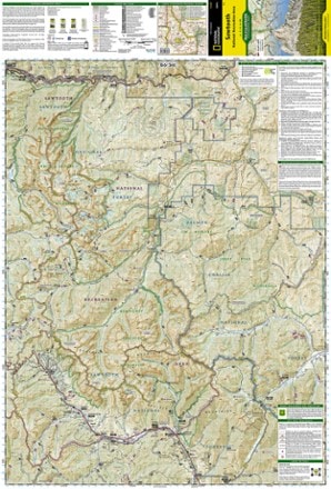 National Geographic Sawtooth National Recreational Area Topographic Map 1