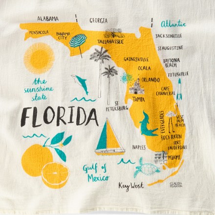 Claudia Pearson Florida Tea Towel 3